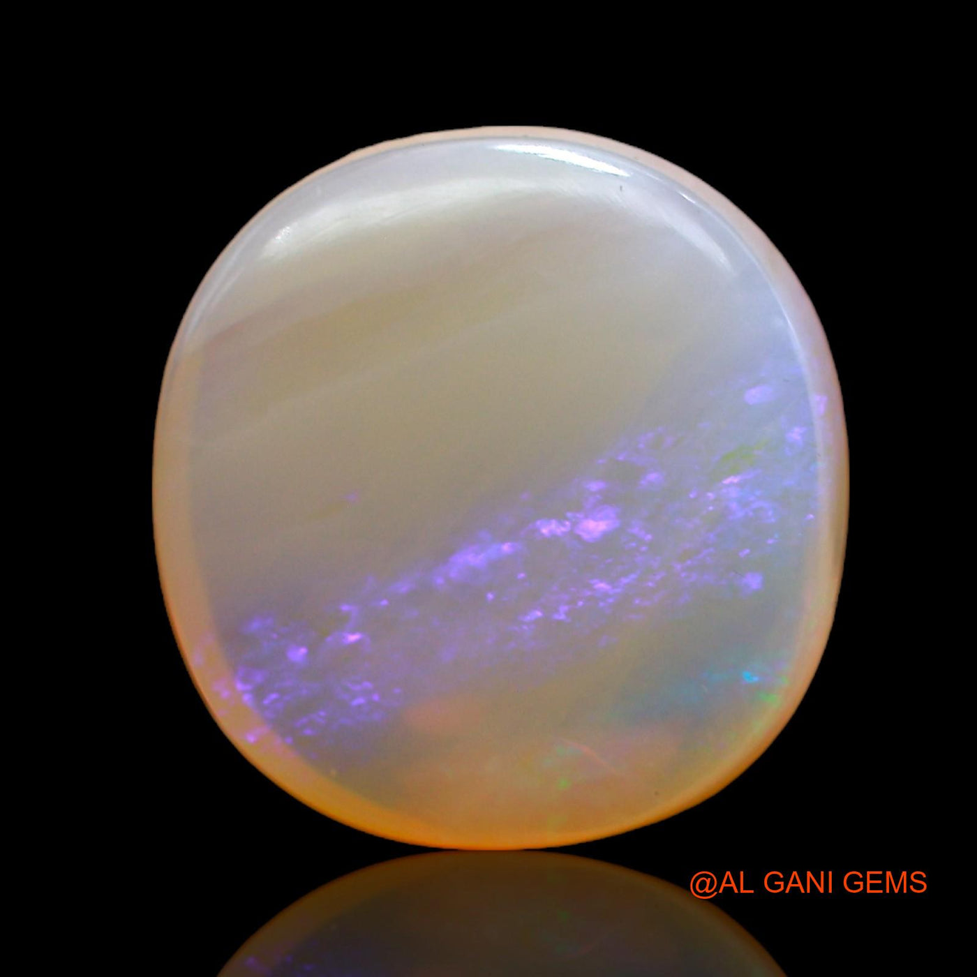 9.00 Cts Natural Australian Fire Opal Oval Cabochon Loose Gemstone For Jewelry 15x14x6 mm AC-286