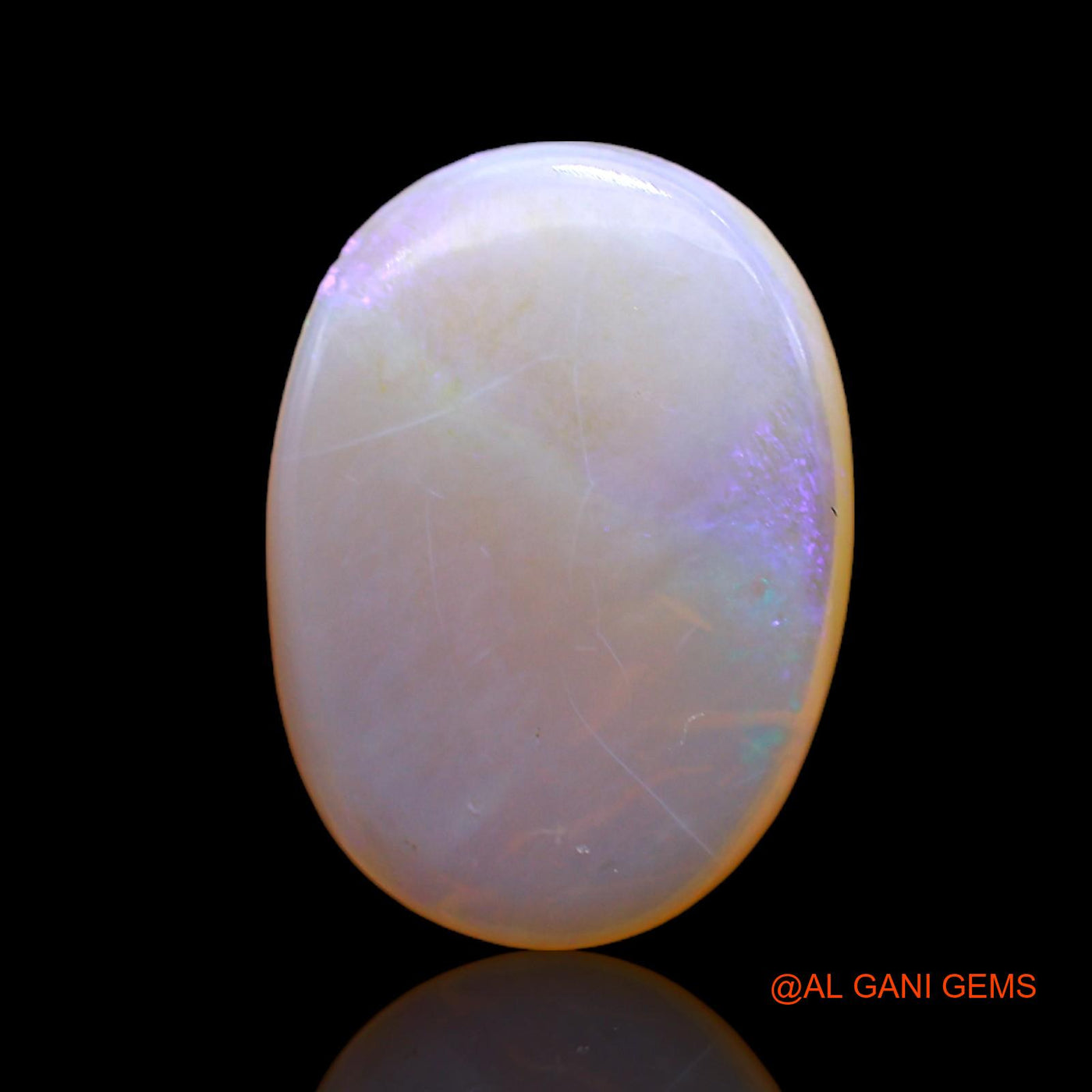 5.00 Cts Natural Australian Fire Opal Loose Gemstone Oval Cabochon 17x12x4 mm AC-287