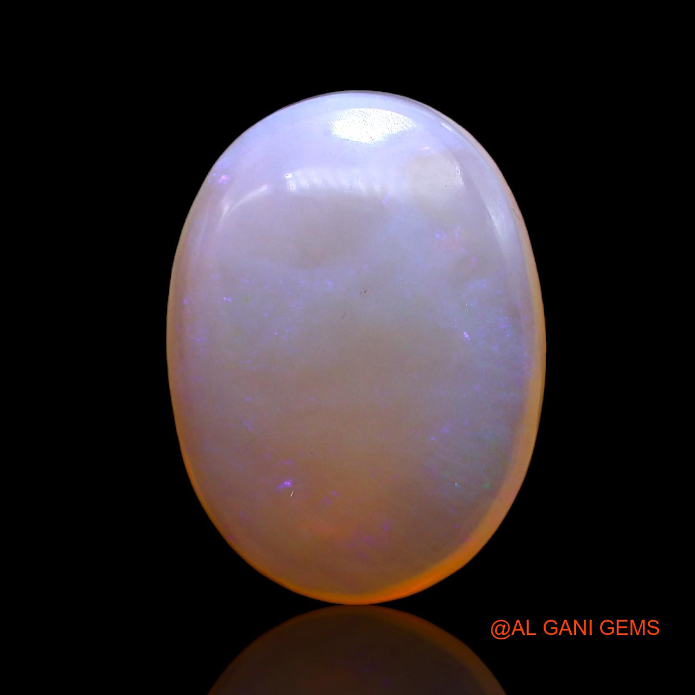 8.00 Cts Natural Australian Fire Opal Loose Gemstone Oval Cabochon 17x12x6 mm AC-288