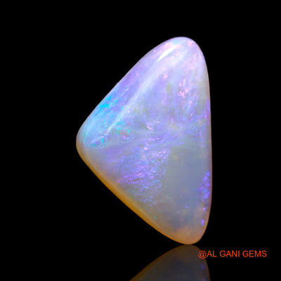 Natural Untreated Fire Opal Loose Gemstone Trillion Cabochon From Australia 4.00 Cts 17x11x4 mm AC-289