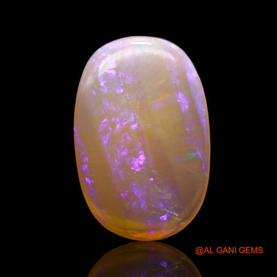 4.00 Cts Natural Australian Fire Opal Loose Gemstone Oval Cabochon 17x11x3 mm AC-290