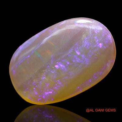4.00 Cts Natural Australian Fire Opal Loose Gemstone Oval Cabochon 17x11x3 mm AC-290