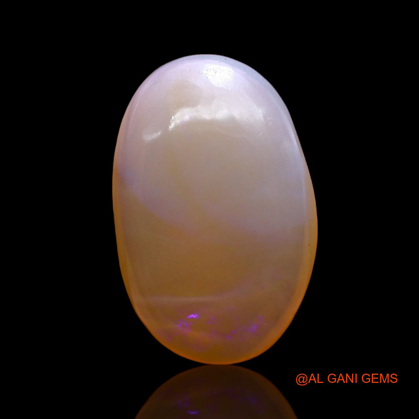 7.00 Cts Natural Australian Fire Opal Loose Gemstone Oval Cabochon 17x11x5 mm AC-291
