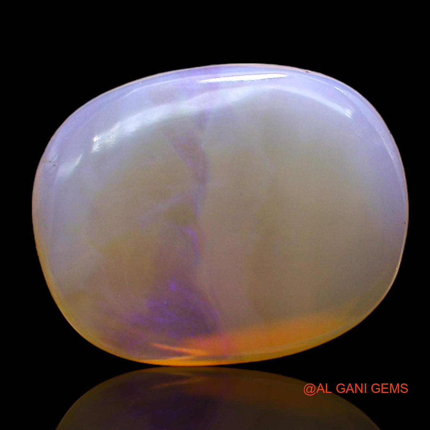 7.00 Cts Natural Australian Fire Opal Loose Gemstone Oval Cabochon 16x12x8 mm AC-293