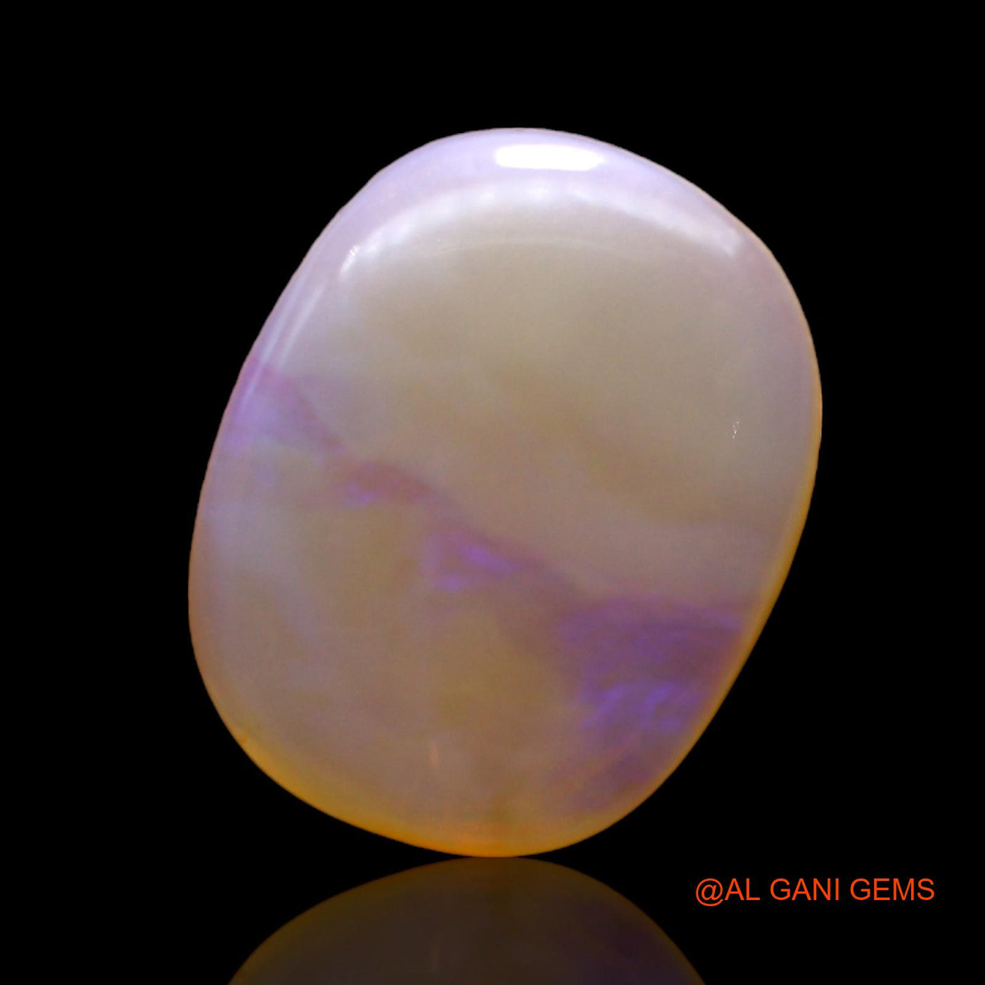 7.00 Cts Natural Australian Fire Opal Loose Gemstone Oval Cabochon 16x12x8 mm AC-293