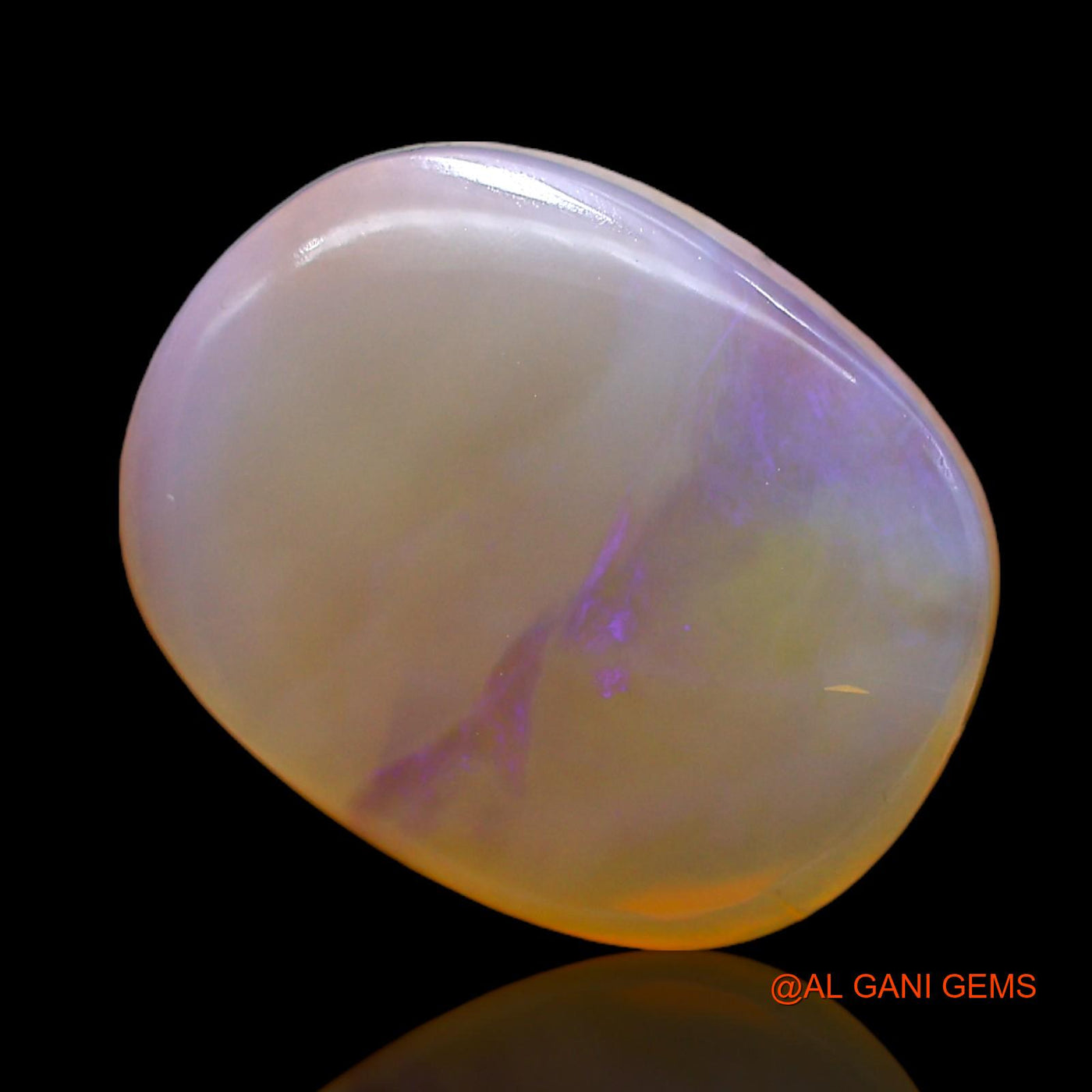 7.00 Cts Natural Australian Fire Opal Loose Gemstone Oval Cabochon 16x12x8 mm AC-293