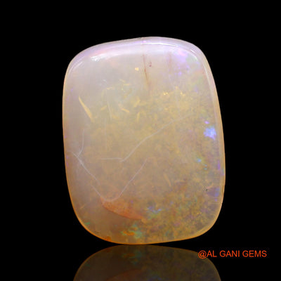 Natural Untreated Fire Opal Loose Gemstone Oval Cabochon From Australia 5.00 Cts 15x12x3 mm AC-296