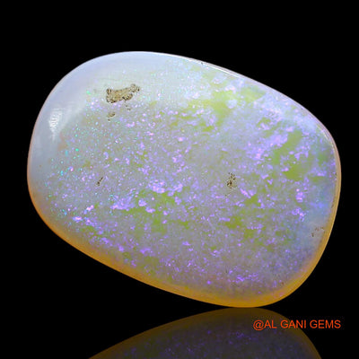 Natural Untreated Fire Opal Loose Gemstone Oval Cabochon From Australia 4.00 Cts 16x11x3 mm AC-297