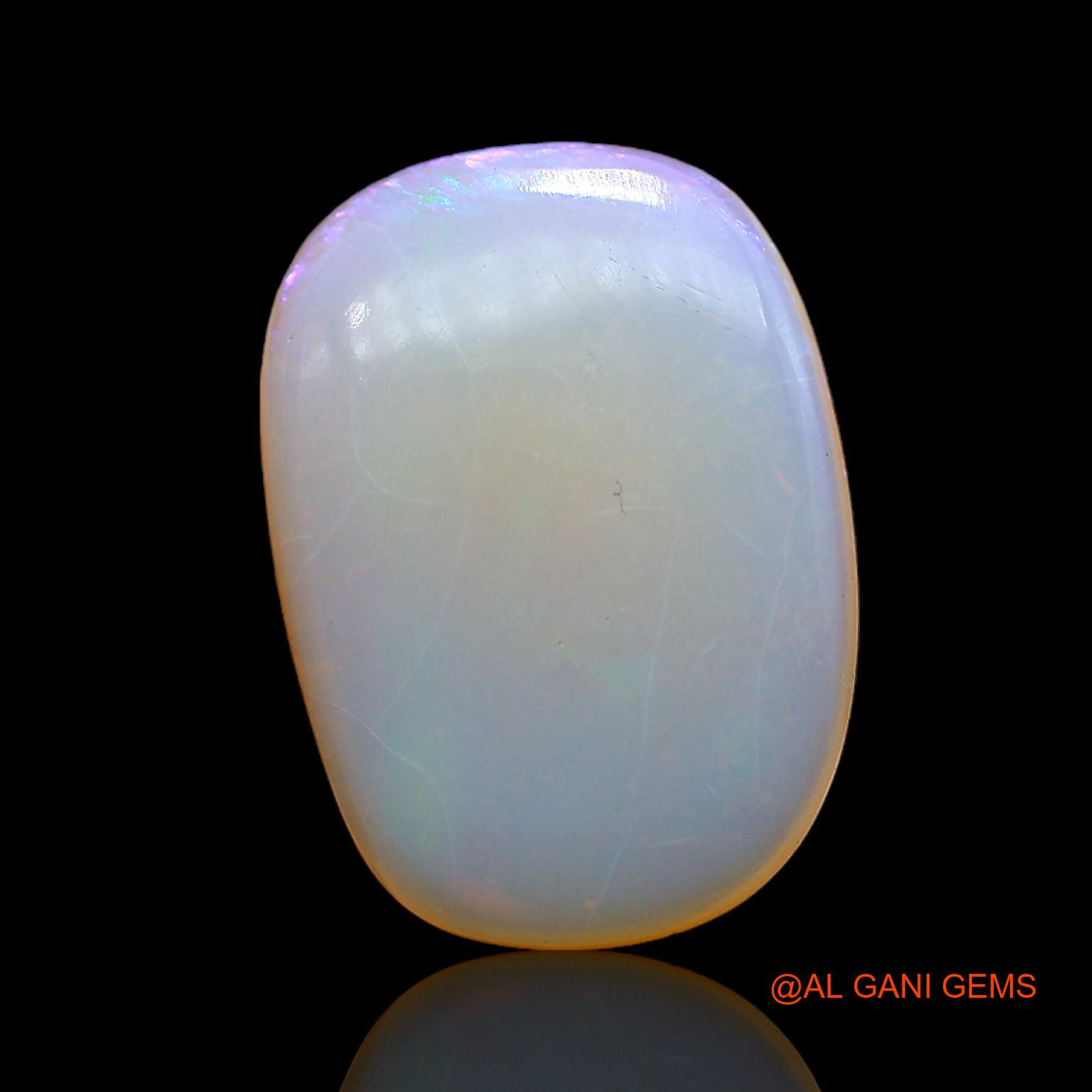 Natural Untreated Fire Opal Loose Gemstone Oval Cabochon From Australia 4.00 Cts 16x11x3 mm AC-297