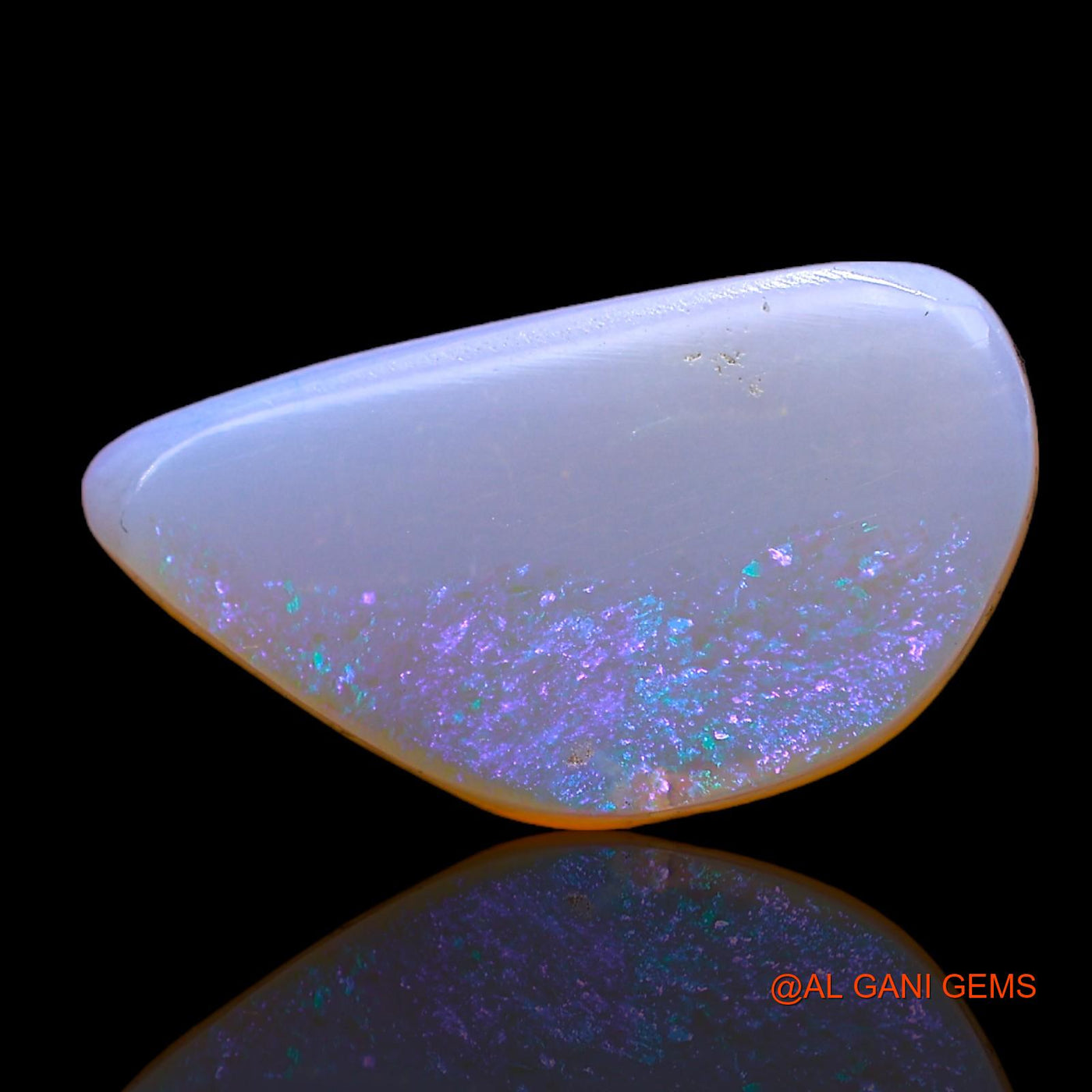 Natural Fire Opal Gemstone 3.00 Cts Loose Fancy Cabochon From Australia 18x9x2 mm AC-298