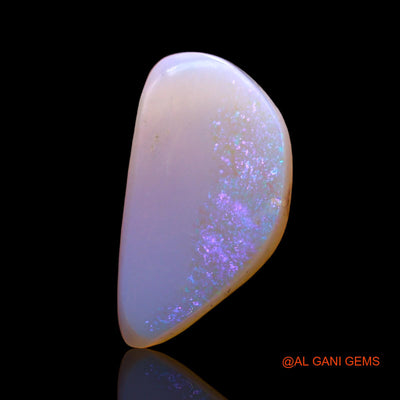 Natural Fire Opal Gemstone 3.00 Cts Loose Fancy Cabochon From Australia 18x9x2 mm AC-298