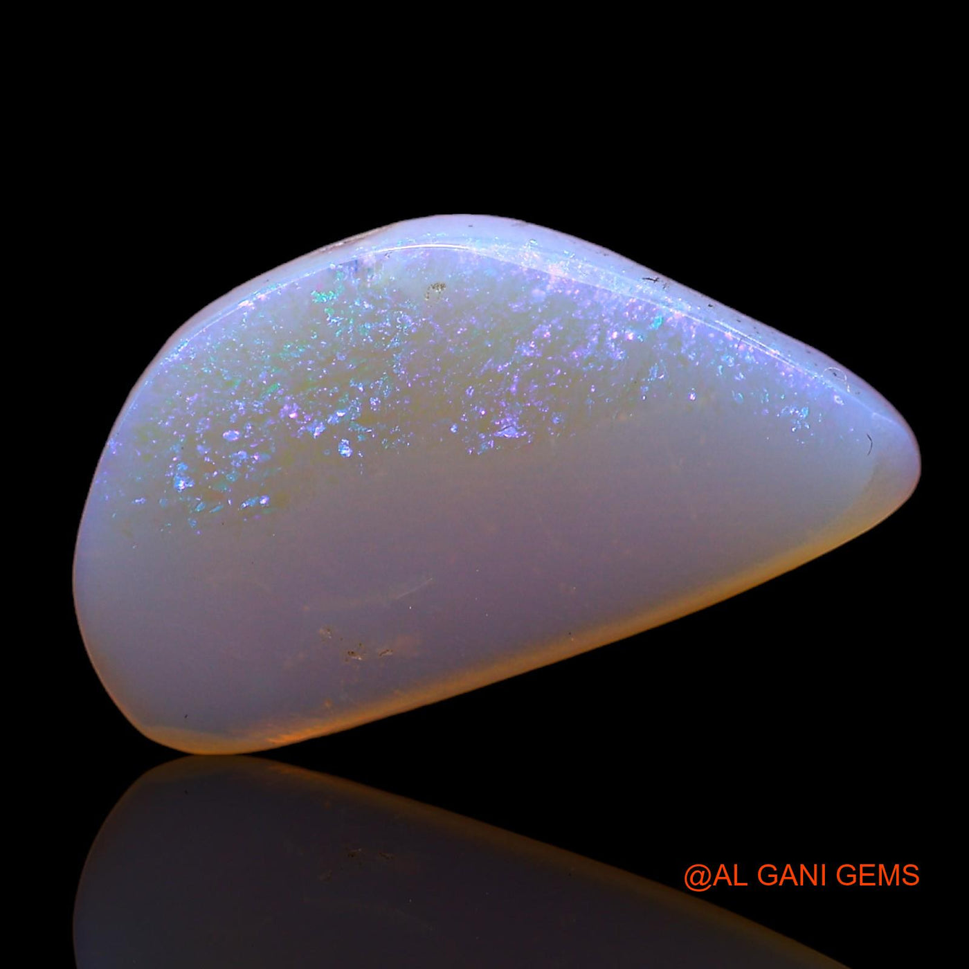 Natural Fire Opal Gemstone 3.00 Cts Loose Fancy Cabochon From Australia 18x9x2 mm AC-298