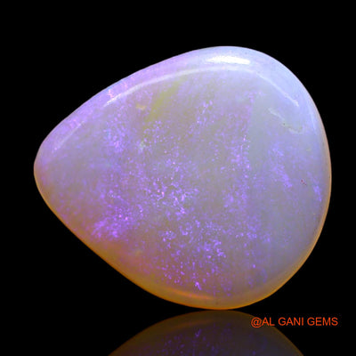 Natural Fire Opal Gemstone 4.00 Cts Loose Pear Cabochon From Australia 15x13x3 mm AC-299