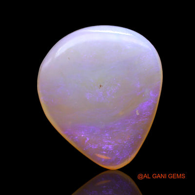 Natural Fire Opal Gemstone 4.00 Cts Loose Pear Cabochon From Australia 15x13x3 mm AC-299