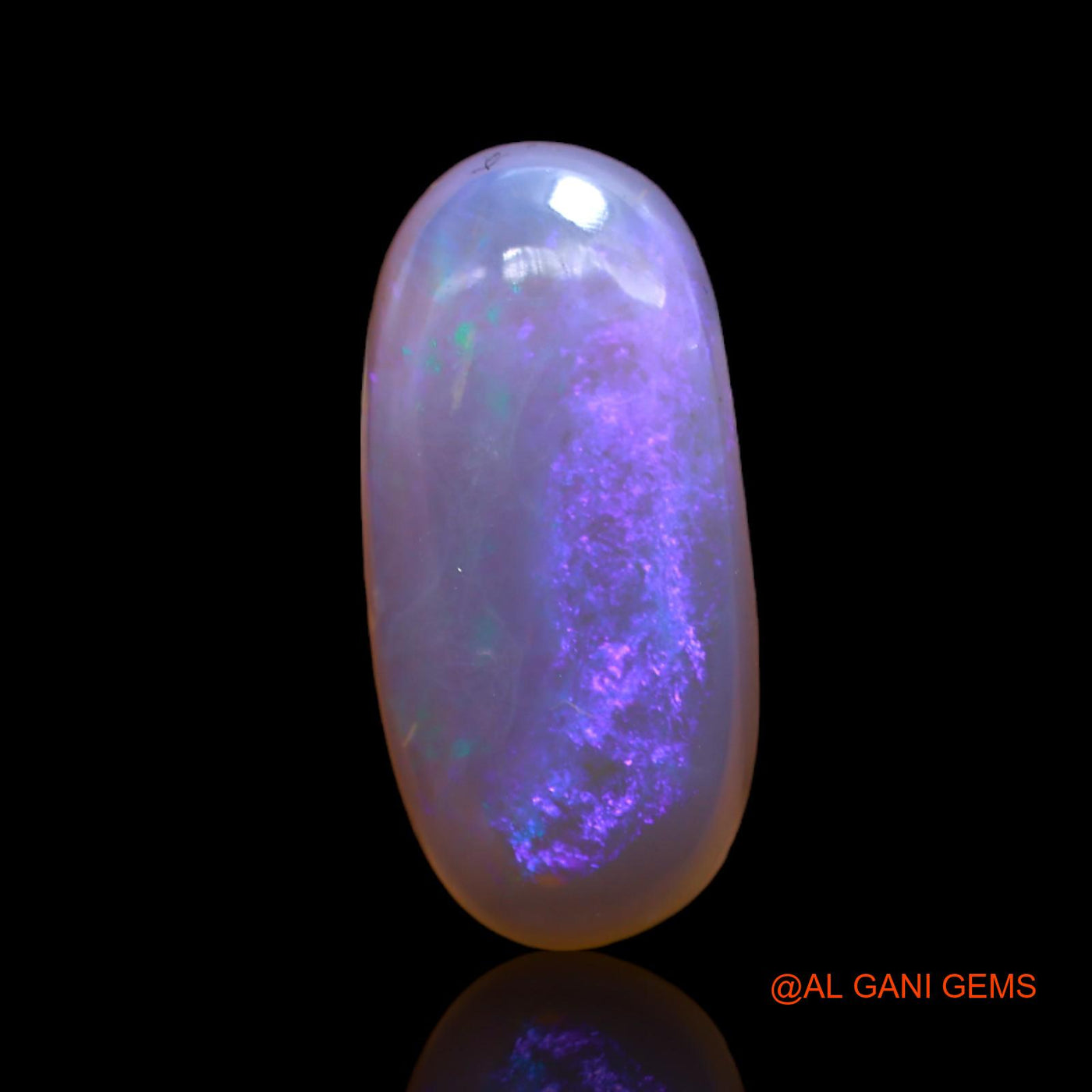 8.00 Cts Natural Australian Fire Opal Loose Gemstone Oval Cabochon 22x10x5 mm AC-29