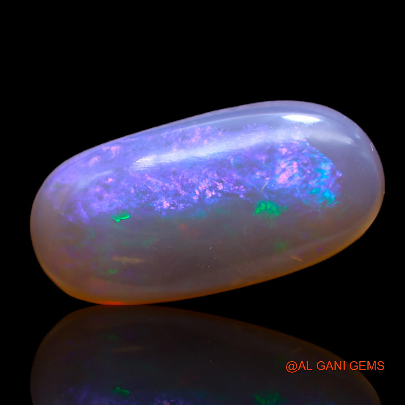 8.00 Cts Natural Australian Fire Opal Loose Gemstone Oval Cabochon 22x10x5 mm AC-29