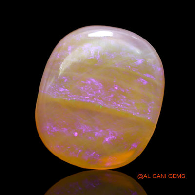 18.00 Cts Natural Australian Fire Opal Loose Gemstone Oval Cabochon 20x17x7 mm AC-2