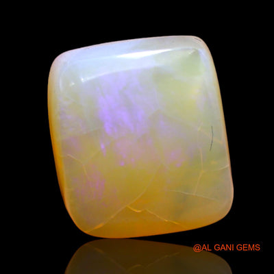 8.00 Cts Natural Australian Fire Opal Square Cabochon Loose Gemstone For Jewelry 13x12x7 mm AC-300