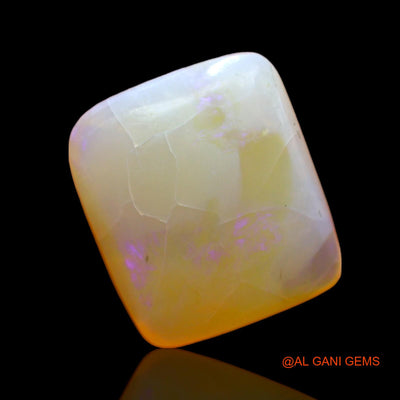 8.00 Cts Natural Australian Fire Opal Square Cabochon Loose Gemstone For Jewelry 13x12x7 mm AC-300