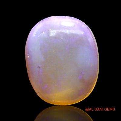Natural Fire Opal Gemstone 5.00 Cts Loose Oval Cabochon From Australia 15x12x4 mm AC-301