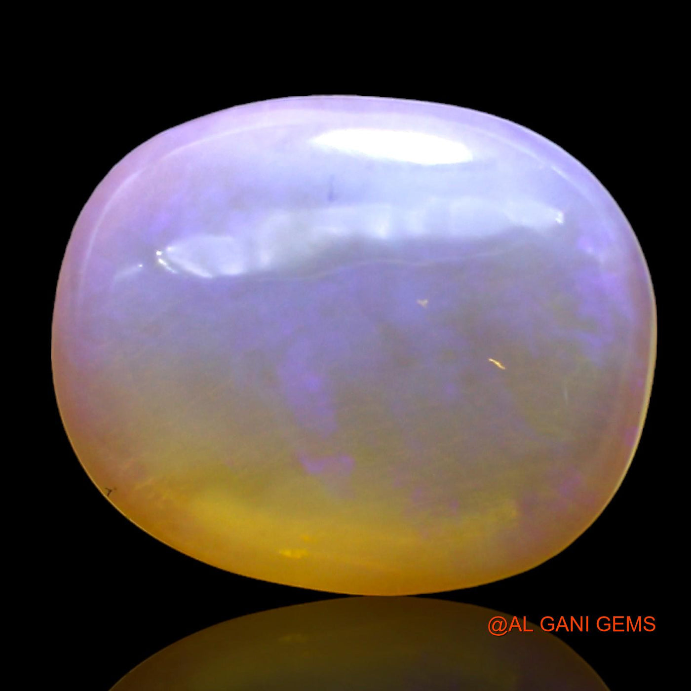 Natural Fire Opal Gemstone 5.00 Cts Loose Oval Cabochon From Australia 15x12x4 mm AC-301