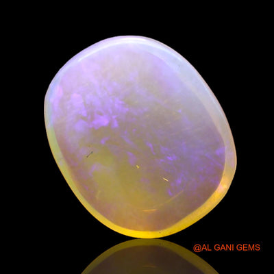 Natural Fire Opal Gemstone 5.00 Cts Loose Oval Cabochon From Australia 15x12x4 mm AC-301