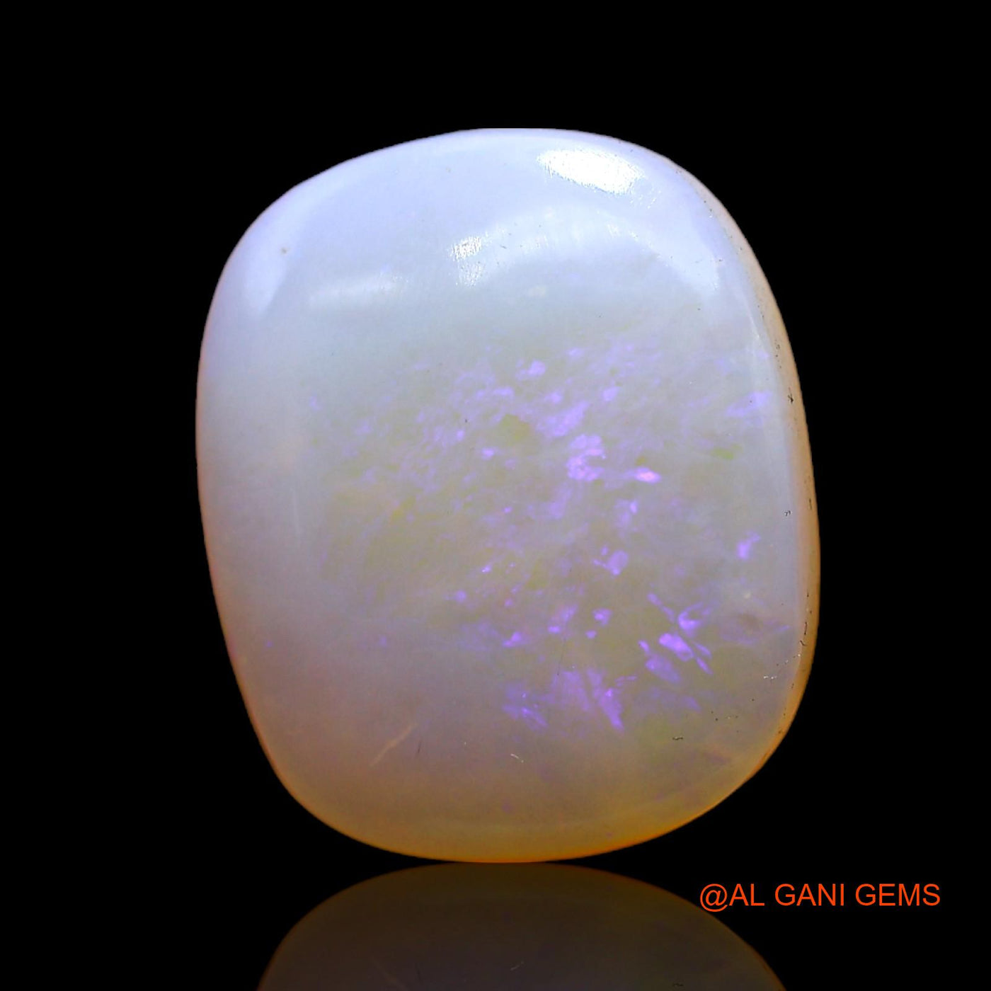 6.00 Cts Unheated Australian Fire Opal Loose Gemstone Oval Cabochon Natural 15x13x4 mm AC-305