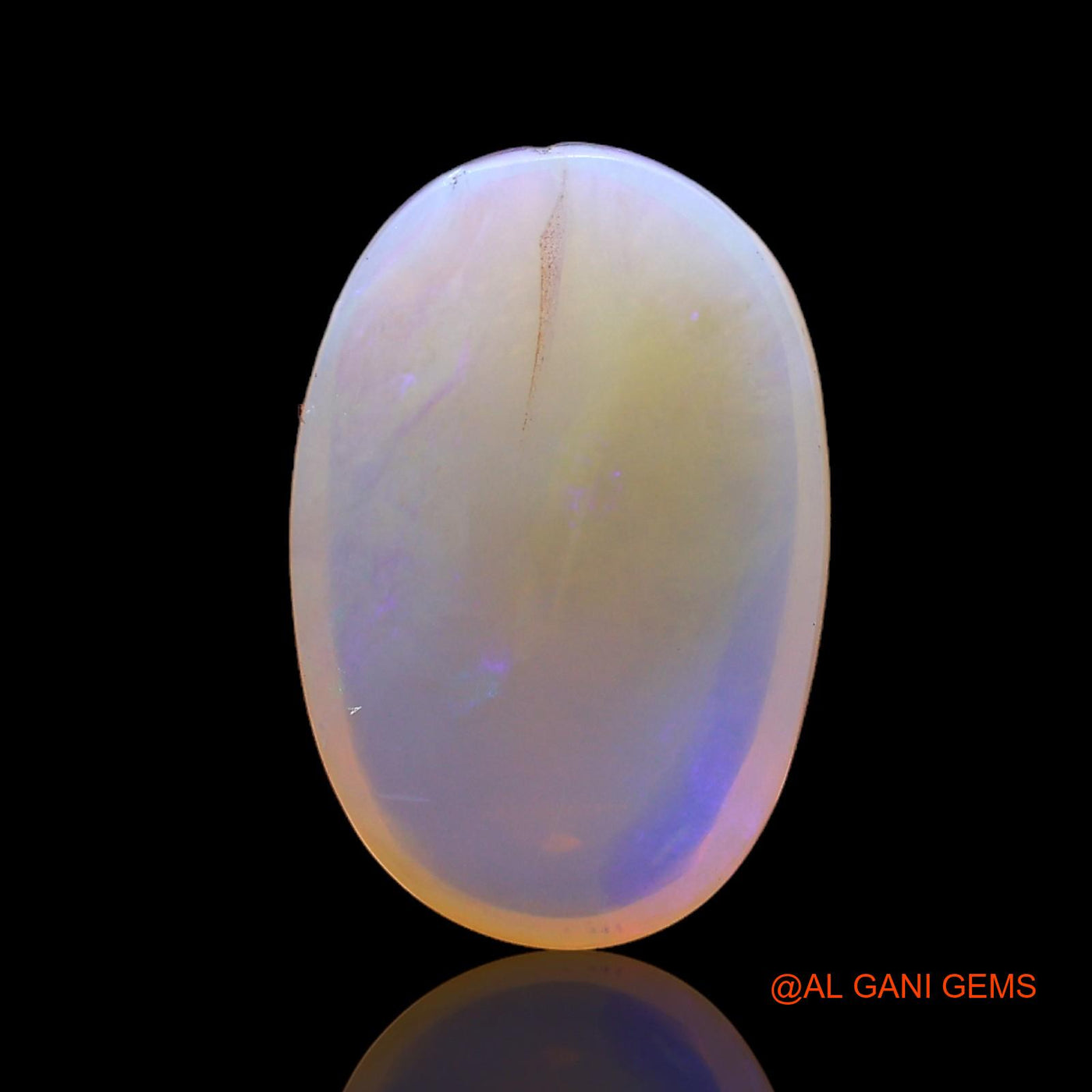 5.00 Cts Natural Australian Fire Opal Loose Gemstone Oval Cabochon 16x11x4 mm AC-306
