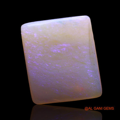 Natural Untreated Fire Opal Loose Gemstone Square Cabochon From Australia 3.00 Cts 13x11x2 mm AC-307