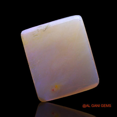 Natural Untreated Fire Opal Loose Gemstone Square Cabochon From Australia 3.00 Cts 13x11x2 mm AC-307