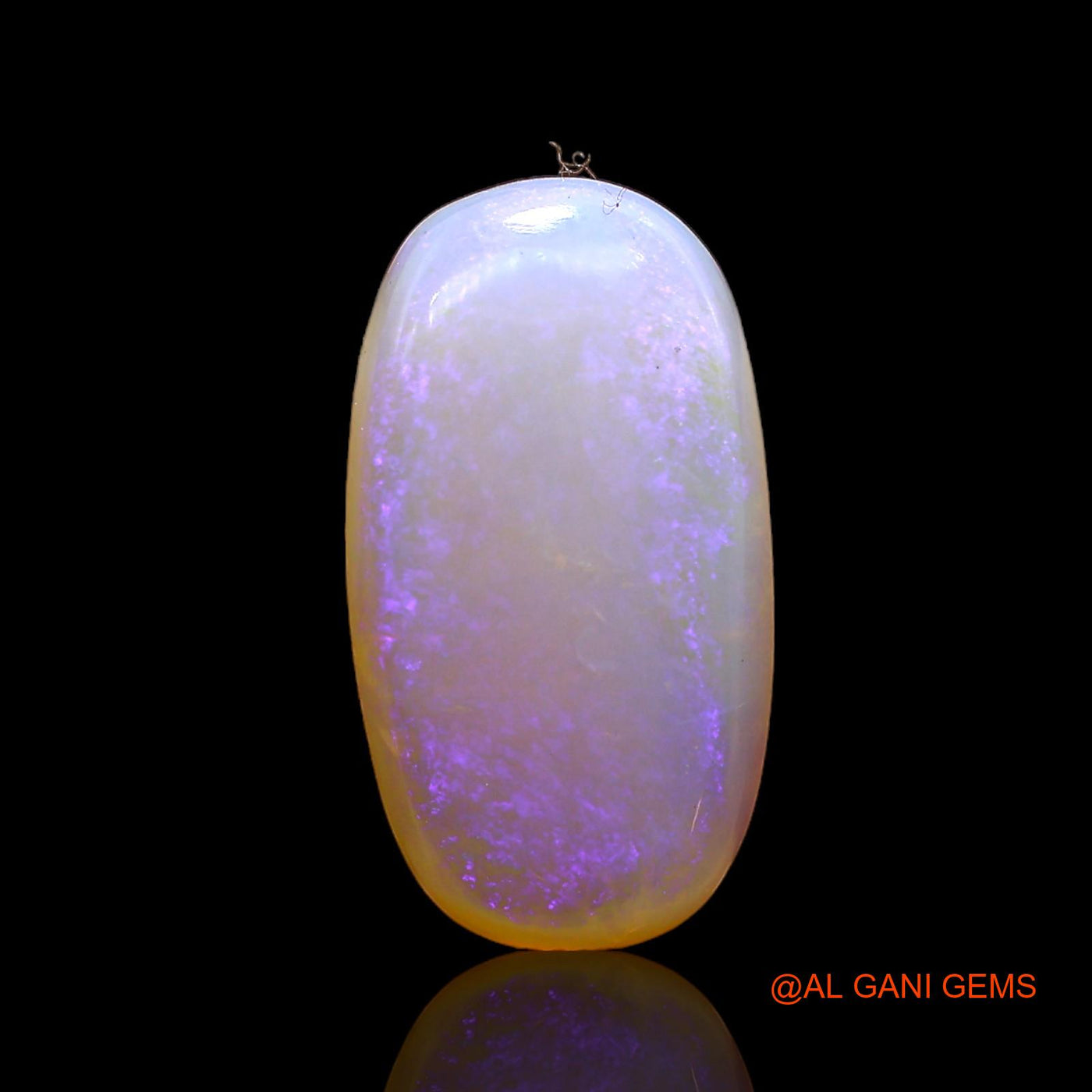 Natural Untreated Fire Opal Loose Gemstone Oval Cabochon From Australia 4.00 Cts 17x9x4 mm AC-308