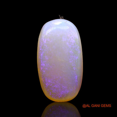 Natural Untreated Fire Opal Loose Gemstone Oval Cabochon From Australia 4.00 Cts 17x9x4 mm AC-308