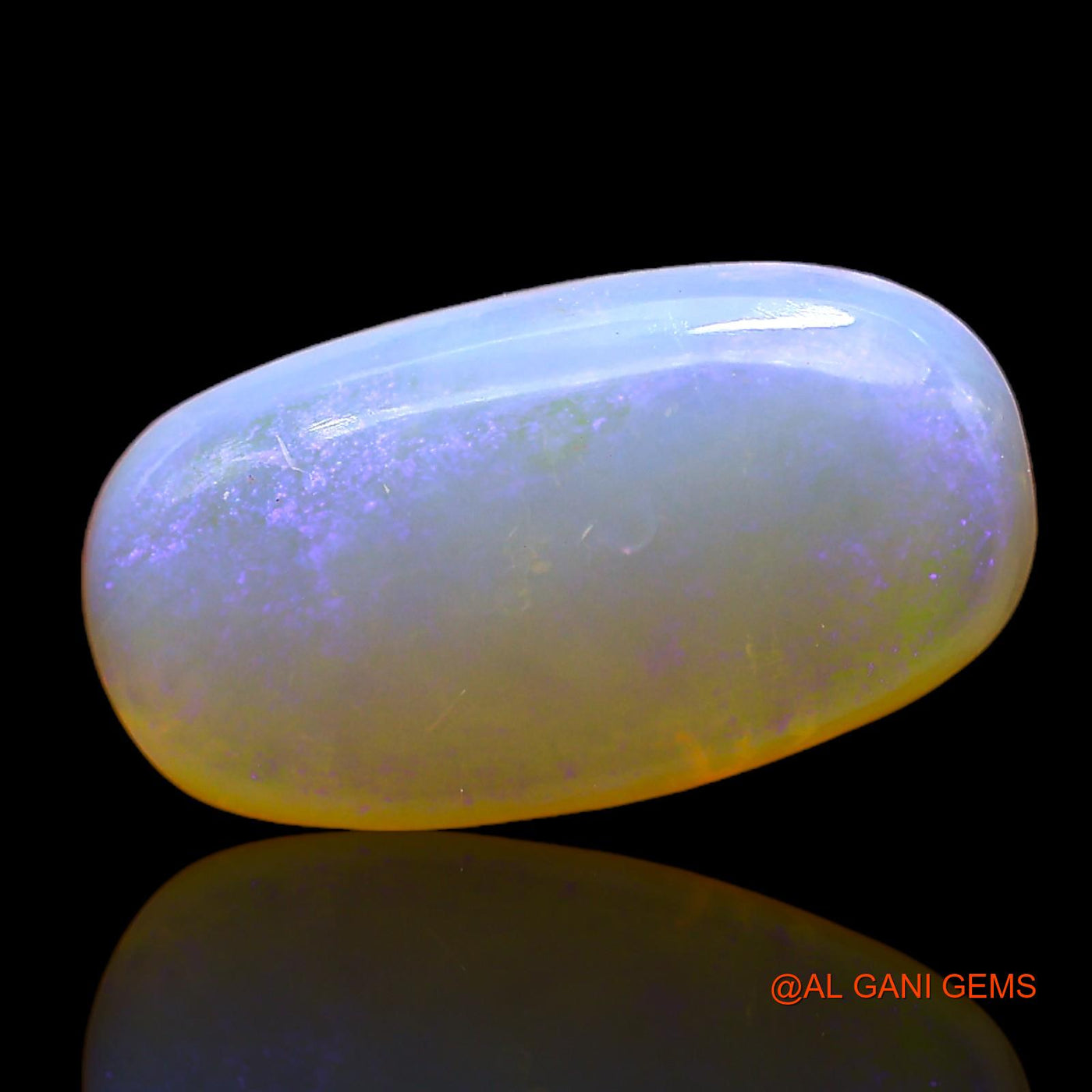 Natural Untreated Fire Opal Loose Gemstone Oval Cabochon From Australia 4.00 Cts 17x9x4 mm AC-308