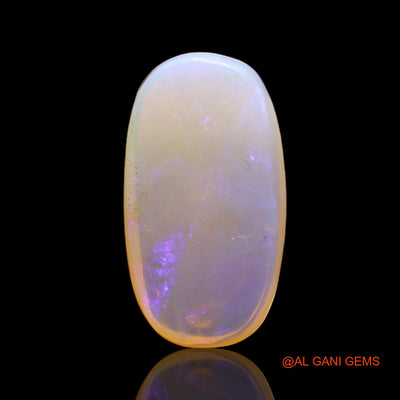 Natural Untreated Fire Opal Loose Gemstone Oval Cabochon From Australia 4.00 Cts 17x9x4 mm AC-308