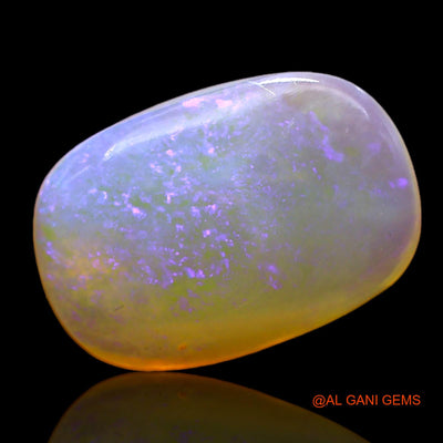 4.00 Cts Natural Australian Fire Opal Loose Gemstone Oval Cabochon 15x10x4 mm AC-309