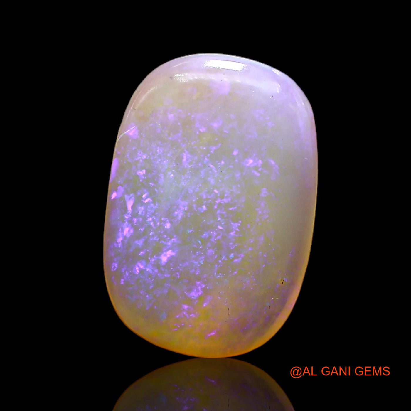 4.00 Cts Natural Australian Fire Opal Loose Gemstone Oval Cabochon 15x10x4 mm AC-309