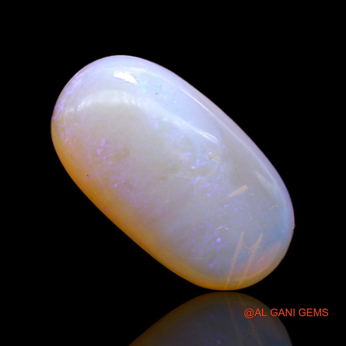 5.00 Cts Natural Australian Fire Opal Loose Gemstone Oval Cabochon 21x11x3 mm AC-30