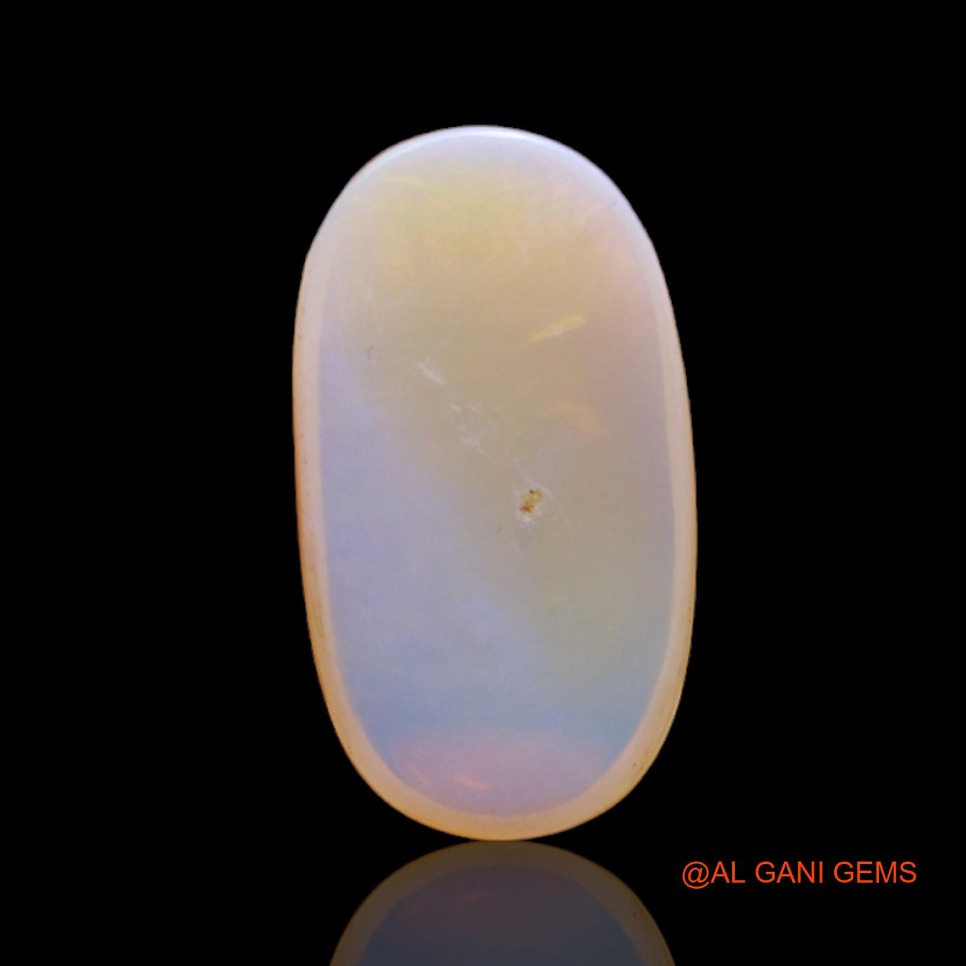 5.00 Cts Natural Australian Fire Opal Loose Gemstone Oval Cabochon 21x11x3 mm AC-30