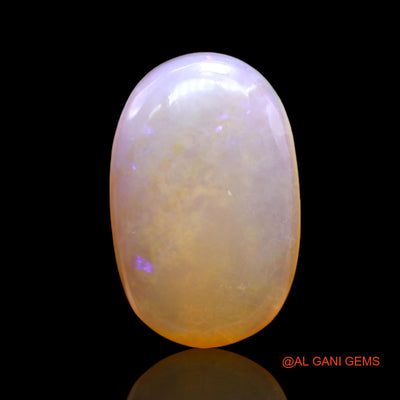 Natural Fire Opal Gemstone 6.00 Cts Loose Oval Cabochon From Australia 17x11x4 mm AC-312