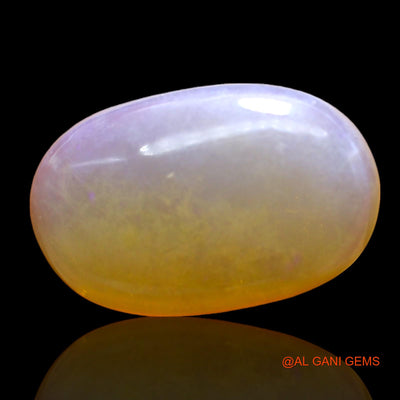 Natural Fire Opal Gemstone 6.00 Cts Loose Oval Cabochon From Australia 17x11x4 mm AC-312