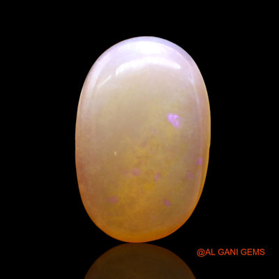 Natural Fire Opal Gemstone 6.00 Cts Loose Oval Cabochon From Australia 17x11x4 mm AC-312
