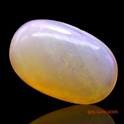Natural Fire Opal Gemstone 6.00 Cts Loose Oval Cabochon From Australia 17x11x4 mm AC-312