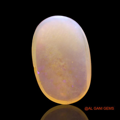 Natural Fire Opal Gemstone 6.00 Cts Loose Oval Cabochon From Australia 17x11x4 mm AC-312