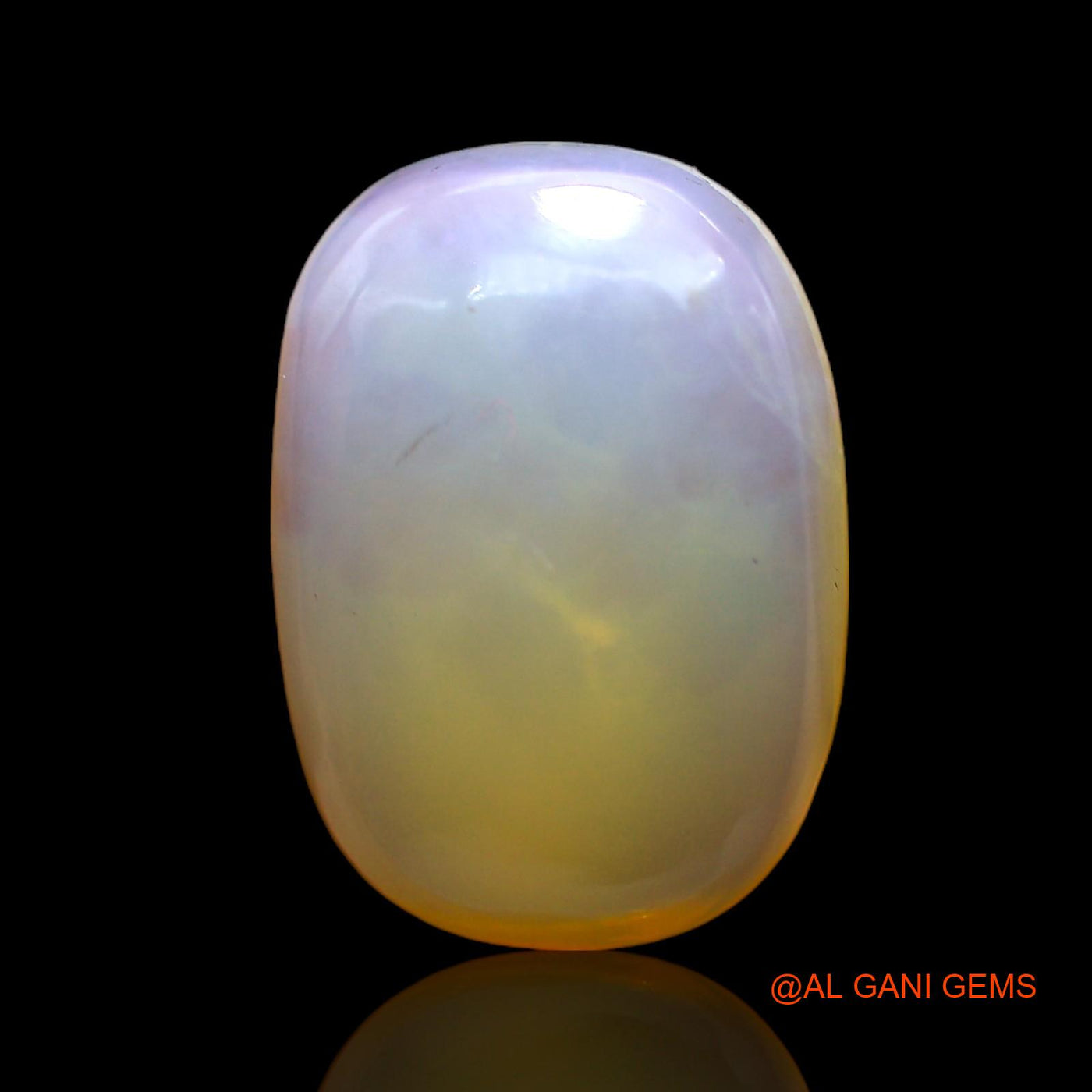6.00 Cts Unheated Australian Fire Opal Loose Gemstone Oval Cabochon Natural 16x11x5 mm AC-314
