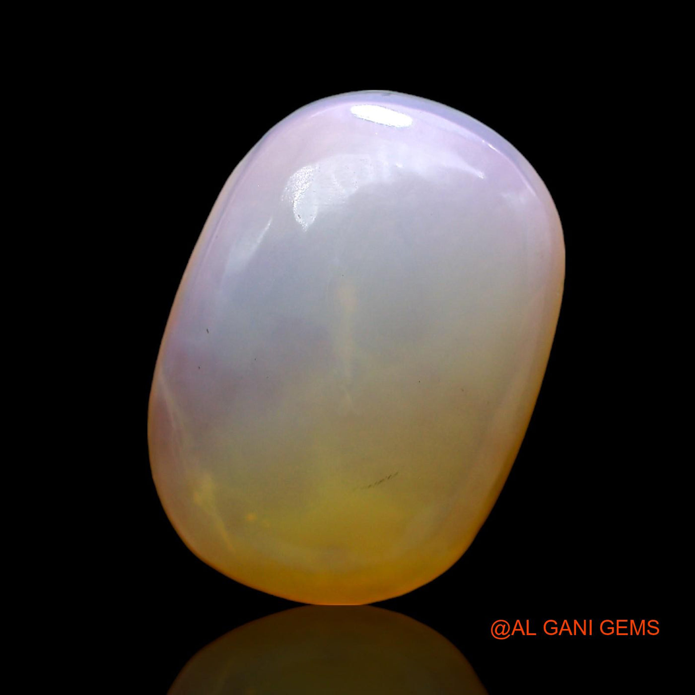6.00 Cts Unheated Australian Fire Opal Loose Gemstone Oval Cabochon Natural 16x11x5 mm AC-314