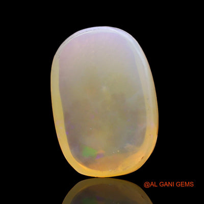 6.00 Cts Unheated Australian Fire Opal Loose Gemstone Oval Cabochon Natural 16x11x5 mm AC-314