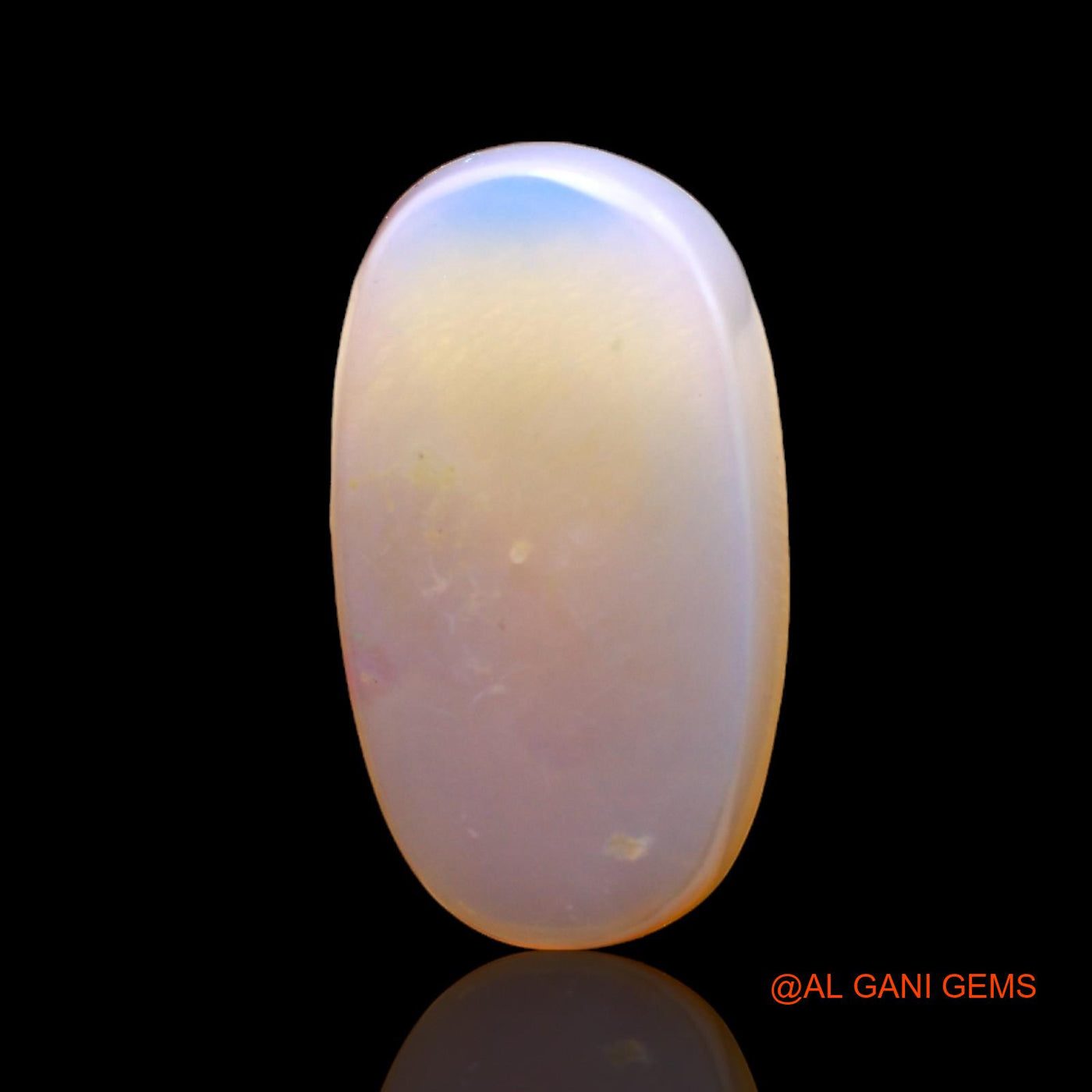 5.00 Cts Natural Australian Fire Opal Loose Gemstone Oval Cabochon 17x9x4 mm AC-315