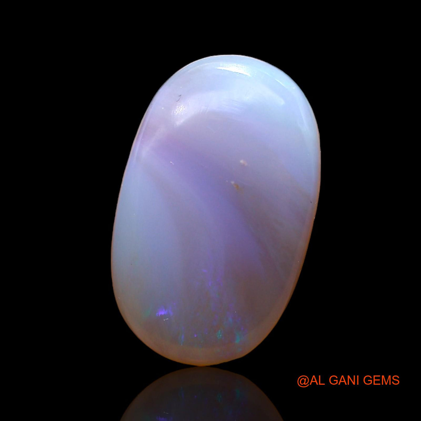 5.00 Cts Unheated Australian Fire Opal Loose Gemstone Oval Cabochon Natural 17x10x4 mm AC-316