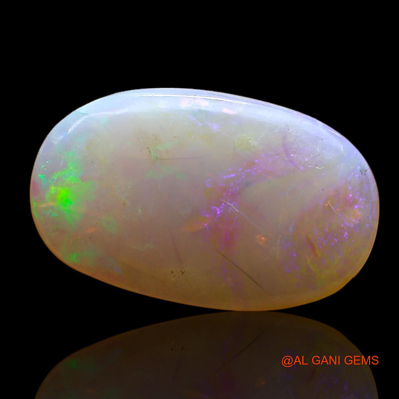 3.00 Cts Natural Australian Fire Opal Oval Cabochon Loose Gemstone For Jewelry 17x10x3 mm AC-317