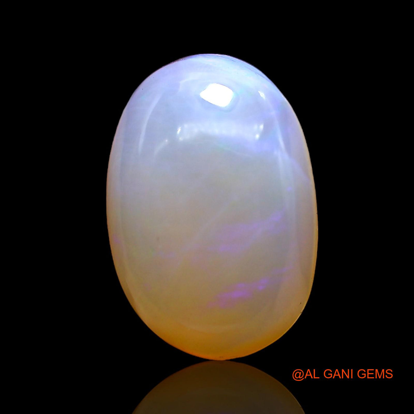 7.00 Cts Natural Australian Fire Opal Loose Gemstone Oval Cabochon 16x11x6 mm AC-318